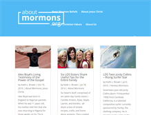 Tablet Screenshot of aboutmormons.org